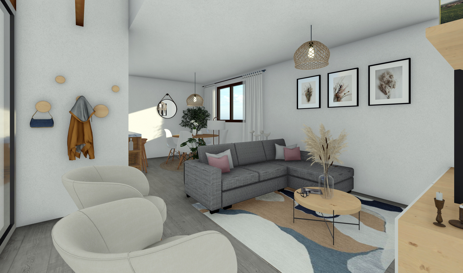 proyecto Interiorismo Departamento Santa Ursula